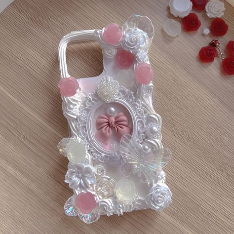 Dear valued customers, before placing your order, please read the following carefully: 1. These phone cases are custom-made to order. It takes 10 days from the time you place your order to complete production. This time is required for the cream glue to completely air-dry and harden, ensuring that your phone case arrives in its freshest condition. 2. Please specify your phone model in the Personalization box if it is not on the drawdown list. You can also reach out to us with your unique ideas, Elegant Phone Cases, Custom Phone Cases Diy, Diy Crafts Phone Cases, Phone Cases Samsung, Pink Phone Case, Cream Glue, Gift For Graduation, Decoden Phone Case, Customised Phone Case