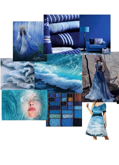 #Fashion
#inspiration
#Ocean Waves Mood Board, Ocean Mood Board, Ocean Fashion Design, Glowing Beach, Brand Board Design, Ikat Scarf, Water Fashion, Blouse Design Images, Ocean Fashion