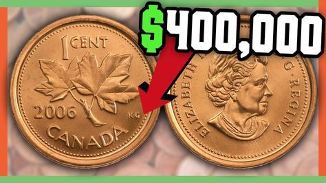 RARE CANADIAN PENNIES WORTH MONEY - VALUABLE COINS IN POCKET CHANGE!! Pennies Worth Money, How To Clean Coins, Old Pennies Worth Money, Old Coins Value, Canadian Money, Rare Pennies, Valuable Pennies, Penny Values, Canadian Coins