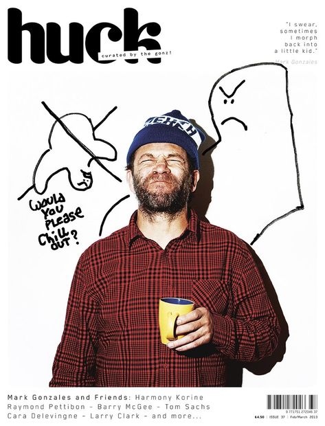 HUCK, February/March 2013, Barry Mcgee, Raymond Pettibon, Harmony Korine, Larry Clark, Sport Magazine, Magazine Shop, English And French, Culture Magazine, Surf Skate