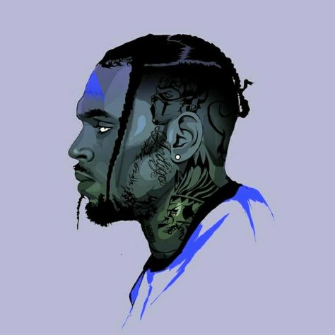 Chris Brown Drawing, Chris Brown Art, Brown Artwork, Chris Brown X, Rapper Art, Chris Brown, Ipad Wallpaper, Rappers, Amazing Art