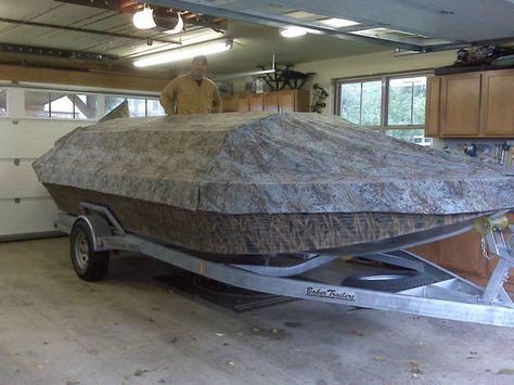 Willie Boats Boat Blind (lots-o-pics) - www.ifish.net Boat Blinds, Duck Hunting Boat, Duck Boat Blind, Duck Blind, Duck Boat, King Salmon, Ocean Boat, Hunting Blinds, Bird Hunting