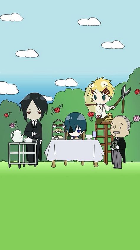 I LOVE THIS !!! Black Butler Wallpaper, Black