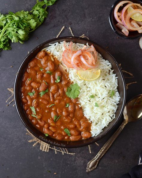 Rajma Recipe | Rajma Masala | Kidney Beans Curry Rajma Chawal Aesthetic, Rajma Rice Recipe, Rice Photography, Rajma Chawal Snap, Rajma Recipe Video, Rajma Chawal Photography, Rajma Masala, Rajma Chawal, Rajma Rice