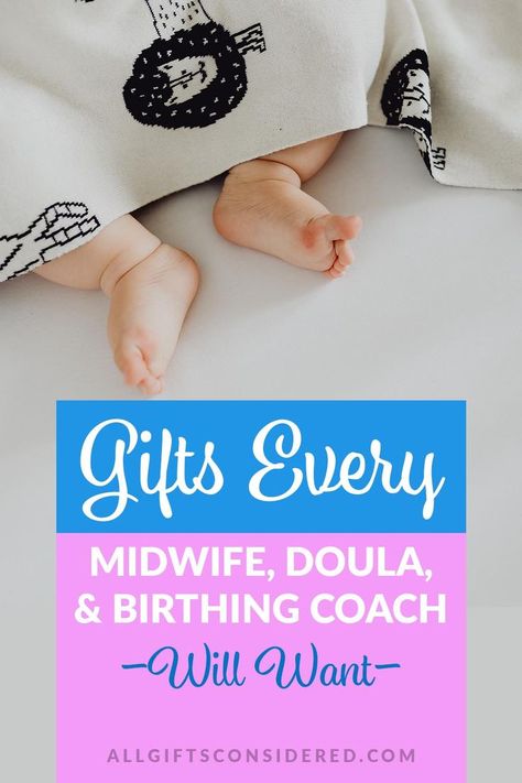 gifts every midwife, doula, and birthing coach will want Goft Ideas, Doula Gifts, Midwife Gift, Birth Doula, Home Birth, Work Gifts, Birth Gift, Give Thanks, Thank You Gifts