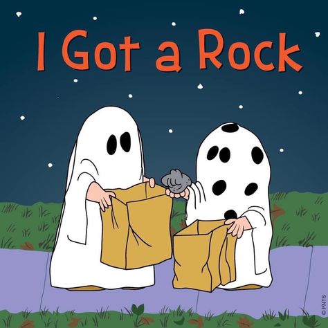 Snoopy Holiday, Rock Meme, I Got A Rock, Holiday Pics, Peanuts Charlie Brown Snoopy, Charlie Brown Halloween, Peanuts Halloween, Snoopy Halloween, Peanuts Cartoon