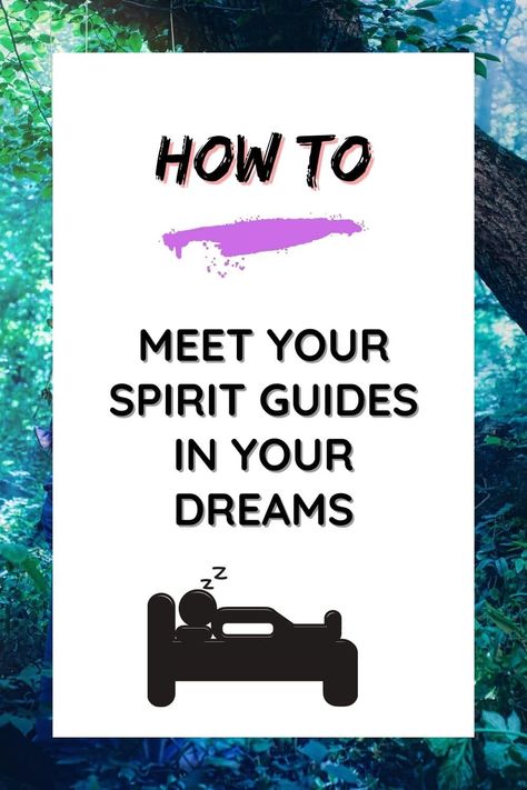 If you aren't aware of how to meet your spirit guides in dreams, you're missing out on one of the fastest yet easiest ways to see, hear and communicate with them... Discover how in under 5 minutes! #SpiritGuideMessages #SpiritGuideJournaling How To Hear Your Spirit Guides, Messages From Spirit Guides, Spirit Guide Communication, How To Speak To Your Spirit Guides, How To Meet Your Spirit Guide, How To See Spirits, Spirit Guides How To Find Your, How To Communicate With Spirits, How To Connect With Spirit Guides