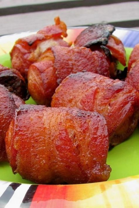 Bacon Wrapped Hot Dogs Kielbasa Recipes Rice, Brown Sugar Kielbasa, Hot Dog Appetizers, Kielbasa Recipe, Bacon Hot Dogs, Bacon Wrapped Hotdogs, Wrapped Hot Dogs, Kielbasa Recipes, Brown Sugar Bacon