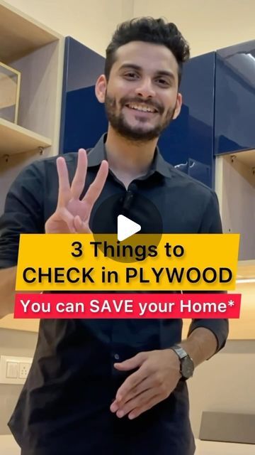 Sourabh Jain | Home Interior Experts on Instagram: "✅“SAVE” this for your Home Interiors! 3hrs Masterclass for Furniture Material Selection - Link in Bio! ⚡️  🪚 Plywood Pro Tips!  1️⃣ Grade Matters:   - ISI mark is key! Look for 303 or 710 grades.  - 710 (Marine Ply) for kitchens; 303 for TV units, bookshelves.  - BWR for water-prone areas, MR for others. 🌊  2️⃣ Inspect Physical Condition:   - No knots or gaps in sides! ❌  - Check the entire sheet for bulges or dents. 🧐  - Smooth ply ensures a sleek finish for acrylic/laminate. ✨  3️⃣ Weight = Quality:   - Compare sizes from different brands. 🔄  - Heavier ply = denser and higher quality. ⚖️  💰 Budget Wisely:   - Don’t overspend on 710 grade if not necessary. 💸  - Be mindful of the overall interior budget. 💼  🔍 Making plywood decisi Ply Wood Walls Interiors, Acrylic Sheets For Kitchen, Budget Tv Unit, Acrylic Laminate, Isi Mark, Marine Grade Plywood, Laminate Furniture, Oak Plywood, Material Selection