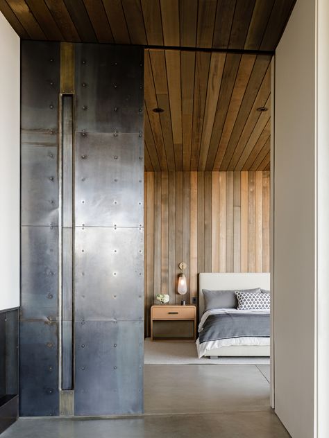 Photo 11 of 16 in Arch Cape by Chandler Redding - Dwell Cedar Walls Interior, Modern Beachfront House, Oregon Beach House, Shelter House, Modern Beach Home, Cedar Walls, Sheltered Housing, Beachfront House, Southern Homes