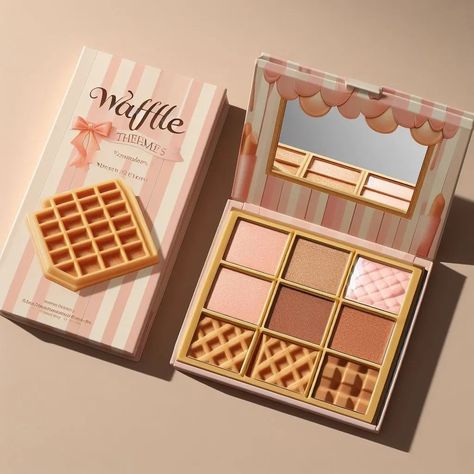 Makeup Palette Aesthetic, Y2k Makeup, Alat Makeup, Makeup Accesories, Cosmetic Packaging Design, Makeup Package, Magical Makeup, Palette Makeup, Cosmetic Design