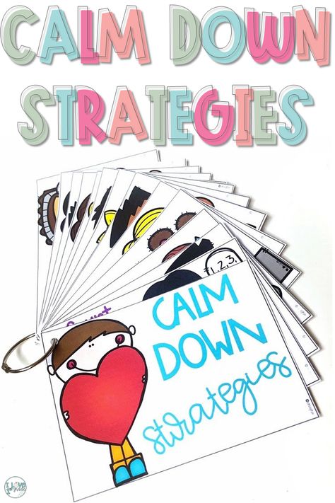 calm down kits in the classrroom, self regulation, teaching students to calm down, calm down strategies Calm Down Box, Calm Down Strategies, Calm Box, Deal With Emotions, Calm Down Kit, Social And Emotional Learning, Teacher Aesthetic, Calm Down Corner, Visual Supports