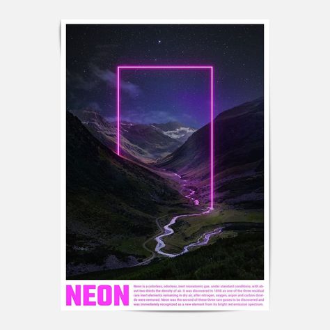 Neon Lights Graphic Design, Neon Light Graphic Design, Neon Design Poster, Neon Poster Design, Actively Black, Neon Science, Neon Graphic Design, Blank Poster, Minimal Typography