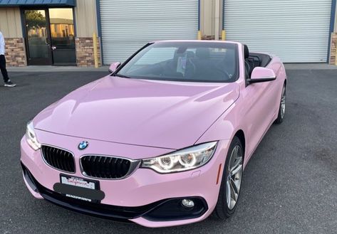 Dream car #pink #dreamcar #success #goals #pinkcar Pink Bmw, Bmw Convertible, Pink Convertible, Dream Cars Bmw, Girly Car, Lux Cars, Cars Luxury, Classy Cars, Pink Car