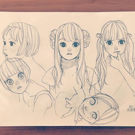 Ryo Murata, Character Design Tips, Animation Sketches, Sketch Pencil, Cartoon Art Styles, Disney Art, Doodle Art, Drawing Sketches, Cartoon Art