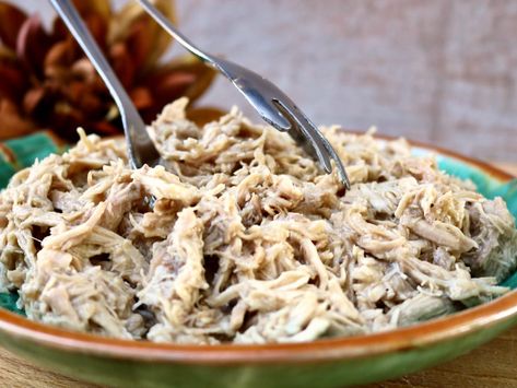 Crockpot Shredded Turkey Shredded Turkey Crockpot, Shredded Turkey Recipes Healthy, Wild Turkey Recipes Crockpot, Shredded Turkey Recipes, Whole Turkey Recipes, Shredded Turkey, Fresh Turkey, Crockpot Turkey, Pork Roast Recipes