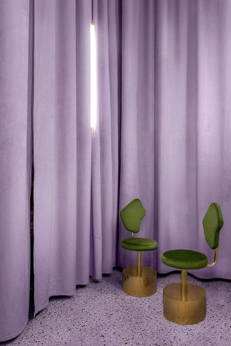 Gallery of Tienda Breathe / Masquespacio - 5 Lilac Interior, Purple Interior Design, Lilac Room, Purple Interior, Third Place, Exclusive Furniture, Design Del Prodotto, Furniture Pieces, Color Of The Year