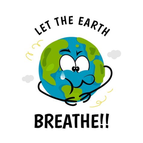 Let The Earth Breath, Let The Earth Breathe, Concept Poster, Vector Stock, Image Editing, Vector Photo, Vector Design, The Earth, Adobe Stock