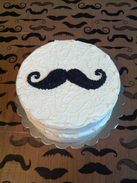 Mustache Birthday Cake, Mustache Cake For Men, Moustache Cake, Mustache Cake, Mustache Birthday, Mini Pastel, Decorating Frosting, Fathers Day Cake, Cake Decorating Frosting