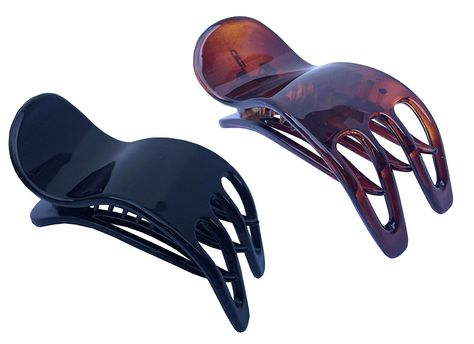 Parcelona French Bear Cub Paw Set of 2 Tortoise Shell and Black Celluloid Medium Side Slide In Jaw Yoga Hair Claw Clip * Check out the image by visiting the link. Animal Claw Clips, Bat Claw Clip, Bird Claw Clips, Tortoise Shell Hair Claw Clip, Tortoise Claw Clip, Long Fine Hair, Air Force Women, Black Claws, Yoga Hair