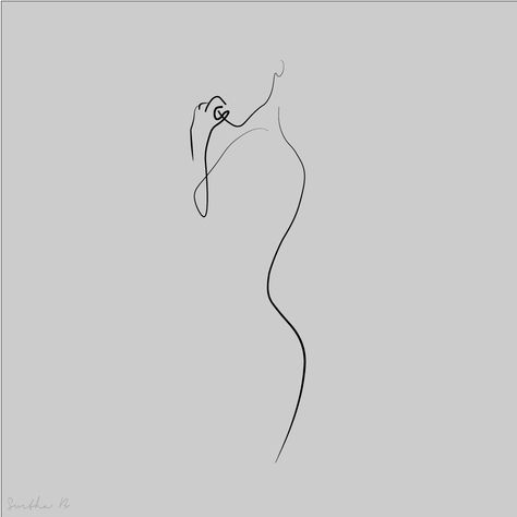 WOMAN | BODY on Behance Silouette Tattoo, Line Drawing Tattoos, Mujeres Tattoo, One Line Tattoo, Bestie Tattoo, Minimalist Abstract Art, Clever Tattoos, Silhouette Tattoos, Simple Line Drawings