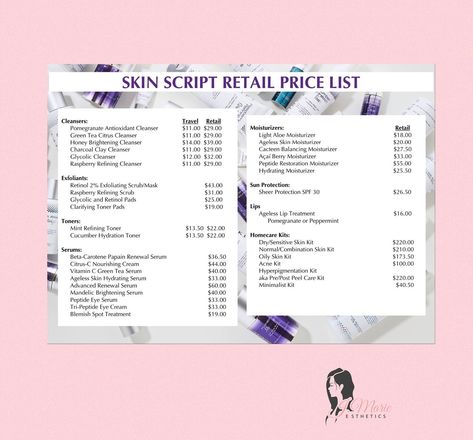 Just in case you’re curious as to how the pricing of skin script compares to other skin care lines. I absolutely love that Skin script offers professional high quality products that don’t break the bank. #skinscript #shopping #skincare #beauty #skincarespecialist #lifeisgood #glowingskin #fyp #foryourpage Skin Script, Divine Essence, Skin Care Specialist, Product Manual, The Bank, Glowing Skin, Just In Case, Life Is Good, Essence