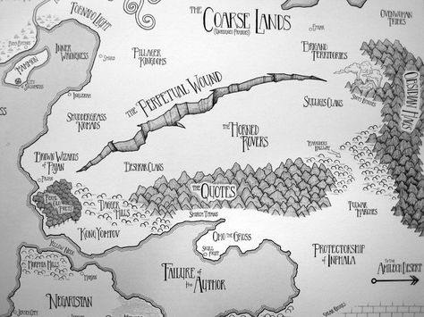 Hand-drawn maps of an imaginary kingdom are artist's autobiography/confessional - Boing Boing Fantasy Map Drawing, Map Drawing Ideas, Fantasy Map Drawing Ideas, Cartography Map, Map Sketch, Map Drawing, Fantasy Map Making, Summer Art Projects, Map Symbols