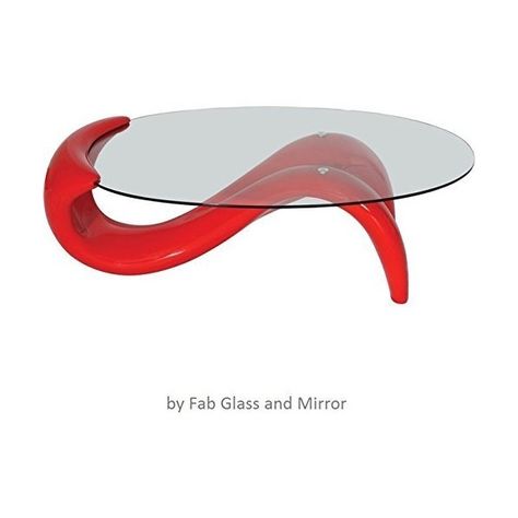 Amazon.com - Modern Style Red Mermaid Coffee Table - (£205) ❤ liked on Polyvore featuring home, furniture, tables, accent tables, red accent table, modern coffee table, modern home furniture, modern occasional tables and red table Red Accent Table, Red Coffee Table, Red Coffee Tables, Red Furniture, Modern Accent Tables, Red Mermaid, Red Coffee, Occasional Tables, Modern Home Furniture