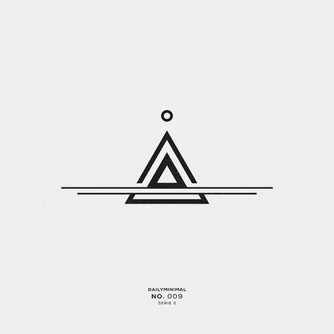 DAILY MINIMAL on Instagram: “NO.009 #dailyminimal #minimal #art #geometry” Simbols Tattoo, Tato Geometris, Daily Minimal, Typographie Logo, Tato Lengan, Muster Tattoos, Triangle Tattoos, Geometric Tattoo Design, तितली वॉलपेपर