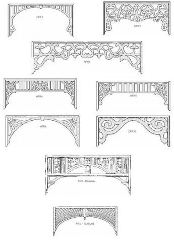 Fret Work Panels, Fretwork Hallway, Fretwork Wall Panels Diy, Hallway Fretwork, Gingerbread House Patterns, Fret Work, Balkon Design, Casa Country, Plafond Design