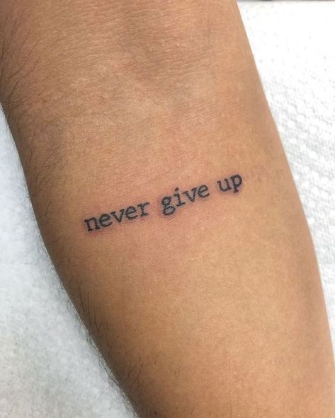 never give up Fonts for tattoos #fontsfortattoos tattoo #tattoo tattoos #tattoos fonts #fonts font #font 9.470 Type Writing Tattoo, Small Tattoo Fonts Lettering, Word Fonts Tattoo, Overcome Tattoo, Simple Word Tattoos, Roman Numeral Tattoo Font, Never Give Up Tattoo, Tattoo Shark, Spine Tattoo Quotes