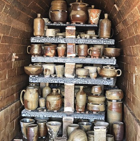 Earthfired Pottery/ Cynthia McDowell/ Wood Fired Pottery #manabigama #woodkiln #woodfired #pottery Elk Art, Wood Fired Pottery, Fire Cupping, Pottery Kiln, Wood Kiln, Bull Elk, Rustic Pottery, Wine Cup, Pottery Sculpture