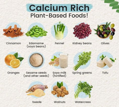 Calcium Rich Plant-Based Foods Non Dairy Calcium Sources, Bone Healing Foods, Calcium Sources, Calcium Rich Foods, Sources Of Calcium, Vegan Quotes, Soya Bean, Vegan Nutrition, Healthy Clean Eating