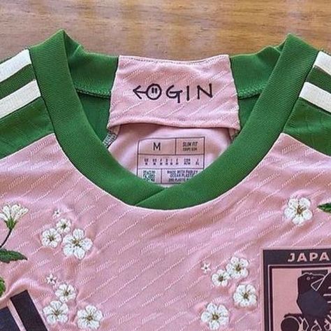 Outlander Magazine on Instagram: "Japanese National soccer team jersey by Nigo & Diana Al Shammari (2023)" Japan Jersey, Adidas Japan, Hidden Ny, Skate Fits, Instagram Japan, Japanese Shirt, Japanese Tshirt, Retro Football Shirts, Football Fashion