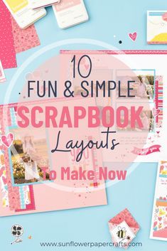 Scrapbook Page Maps, Scrapbook Beginner Ideas, Scrapbook With Photos Ideas, Easy Scrapbook Page Layouts, Beginner Scrapbooking Layout, 4 Picture Scrapbook Layout 12x12, Scrap Booking Ideas Layouts Simple, How To Scrapbook For Beginners Layout, 6x8 Scrapbook Sketches