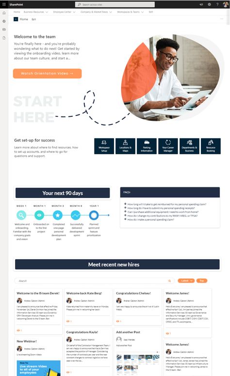 6 SharePoint Intranet Examples and Templates — Origami Sharepoint Online Design Ideas, Sharepoint Team Site Designs, Sharepoint Site Design, Sharepoint Page Design Ideas, Hr Sharepoint Design Ideas, Sharepoint Design Layout, Share Point Design, Sharepoint Intranet Design Inspiration, Intranet Design Inspiration