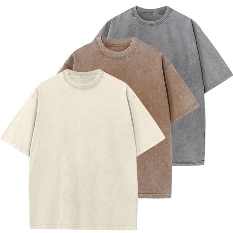 PRICES MAY VARY. Soft & Comfortable- Our heavy cotton t-shirt feels ultra-soft and comfortable against your skin. is designed to withstand repeated washings and wearings. It won't shrink, fade, or lose its shape over time. Vintage Style- Our classic vintage faded color oversized cotton men's t-shirt will make you stand out from the crowd. It's a timeless piece that's perfect for any occasion.Three different colors of men casual shirt to solve your dressing problems. Occasions- Wear our Daily Top Basic Top Pattern, Shirts Streetwear, Crewneck Vintage, Mens Cotton T Shirts, Outdoor Men, T Shirt Oversized, Fade Color, Classic Fashion, Mens Activewear