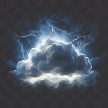 Lightning Cloud, Black Clouds, Thunder And Lightning, Dark Clouds, Lightning Storm, Decorative Pattern, Visual Effects, Clipart Images, Graphic Resources