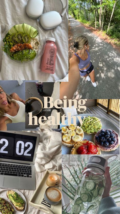 I love this era reminding you,you can achieve what you put your mind to Fitness Vision Board, Being Healthy, Healthy Food Motivation, Healthy Lifestyle Motivation, Healthy Girl, Healthy Lifestyle Inspiration, Balanced Lifestyle, A Collage, Self Care Activities