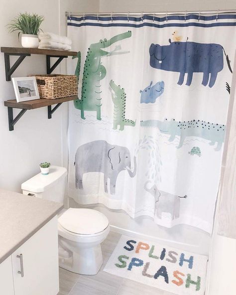 Boys Bathroom Ideas Toddler, Neutral Kids Bathroom Ideas, Unisex Kids Bathroom Ideas, Boy Bathroom Ideas, Neutral Kids Bathroom, Gender Neutral Kids Bathroom, Small Kids Bathroom, Kids Bathroom Themes