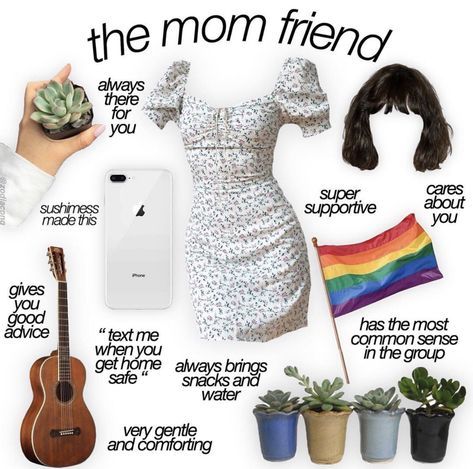 mom friend clothes style chart Style Chart Aesthetic, Mom Friend Aesthetic, The Mom Friend, Friend Aesthetic, Mom Aesthetic, Style Chart, Aesthetic Png, Teen Trends, Aesthetic Memes