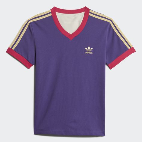 adidas Short Sleeve Vintage Tee - Purple | adidas US Wales Bonner Adidas, Purple Adidas, Adidas Short, Wales Bonner, Sport Training, Adidas Shorts, Vintage Tee, Vintage Adidas, Adidas Online