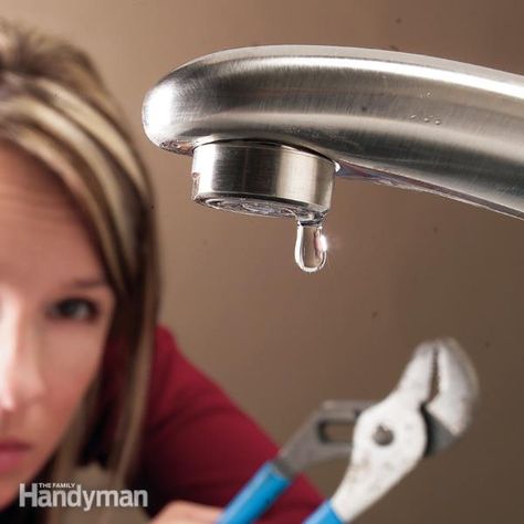 Fix Leaky Faucet, Leaking Faucet, Kitchen Faucet Repair, Dripping Faucet, Plastic Repair, The Family Handyman, Leaky Faucet, Faucet Repair, Diy Plumbing