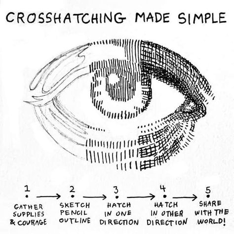 Drawing An Eye, Ink Cross Hatching, Pen And Ink Art, Ink Drawing Techniques, Drawing Exercises, Drawing Lessons, Pen Art, Art Tutorials Drawing, Sketchbook Art Inspiration