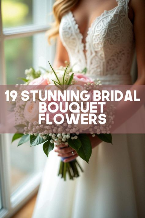 Did you know that your bridal bouquet flowers can set the whole vibe for your big day? Discover stunning floral styles, insider tips on selecting the perfect blooms, and how to make your wedding unforgettable. Dive into expert advice on wedding floral trends, color palettes, and budget-friendly options. Unveil the secret garden of choices that await you and make your walk down the aisle bloom with success! 2025 Bridal Bouquet Trends, How To Make A Bridal Bouquet Tutorials, How To Make Bridal Bouquets Step By Step, How To Make A Bridal Bouquet, Types Of Flowers For Bouquet, Wedding Bouquet Styles, Bridal Flower Arrangements, Flowers Guide, Spring Bridal Bouquet