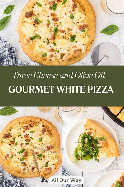 Say goodbye to traditional pizza toppings - this three cheese white pizza is a gamechanger. With a unique blend of creamy cheeses and a luscious olive oil base, it's the perfect slice of heaven you've been waiting for.
Recipe: White Pizza Toppings, White Pizza Grilled Cheese, White Pizza Sauce Olive Oil, Pizza Extra Cheese, White Garlic Sausage Pizza, Bruschetta Pizza, Comforting Recipes, Pizza Calzones, White Pizza Recipes