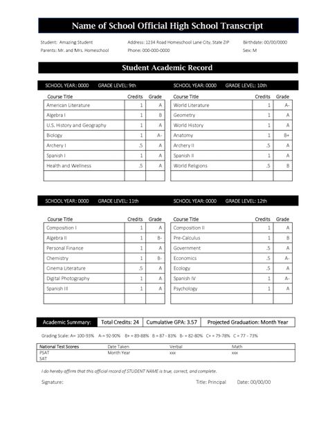 Make a Professional Homeschool Transcript with This Free Download - Walking by the Way Highschool Transcript Template, Homeschool Transcripts Templates, Homeschool Reading Log Free Printable, High School Transcript Template Free, High School Transcript Template, Blank Homeschool Schedule Printable, Homeschool Transcripts High Schools, High School Transcripts, Homeschool High School Transcripts