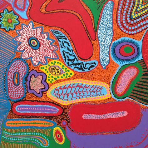 pattern | painting by Yayoi Kusama at David Zwirner Gallery NY David Zwirner, Give Me Love, 2d Illustration, Pop Art Movement, Expressionist Art, Women Artists, Yayoi Kusama, Abstract Expressionist, Japanese Artists