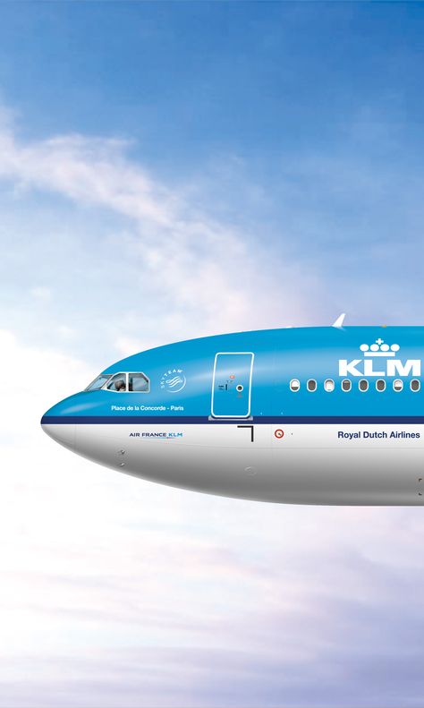 KLM Airbus A330-200 Klm Airlines, Airplane Photos, Commercial Plane, Klm Royal Dutch Airlines, Luxury Packaging Design, Airplane Photography, Vintage Airlines, Aviation Photography, Aviation Industry