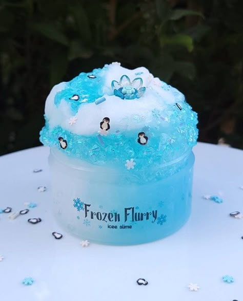 *Free Shipping with a $65 purchase* This is a super fun clear based bingsu slime and icee-cloud slime hybrid that when mixed turns into a super fluffy icee slime. Amazing for inflating, sizzles and soft pops. Scented like candy Comes with snowflake fimos and a frozen flower to finish the look. ✦Each ORDER comes with candy and a pre mixed bottle of activator(multiple slimes in an order will receive larger bottles). Please see slime care instructions before playing with slime. 🤗 ✦Made by Me (Gina Non Stick Slime, Winter Slime, Slime Business, Aesthetic Slime, Cute Slime, Icee Slime, Bingsu Slime, Christmas Slime, Slime Cloud